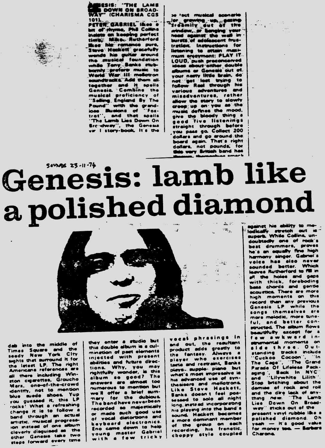 Sounds, November 23, 1974