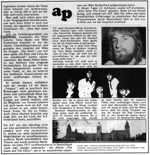 Fachblatt Musik Magazin, July 1978