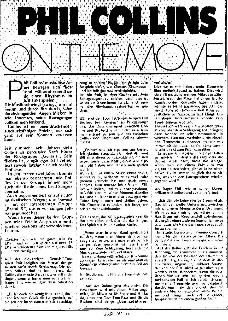 Fachblatt Musik Magazin, October 1979